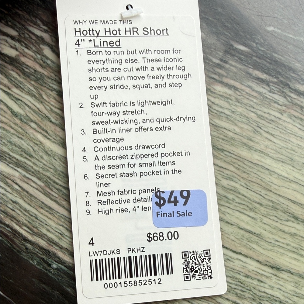 lululemon athletica Light Pink Athletic Shorts - Picture 2 of 3